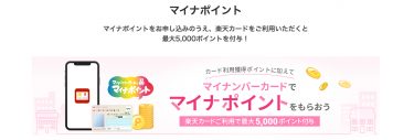 マイナポイントに楽天カードを紐づける理由｜なんだかんだ汎用性最強