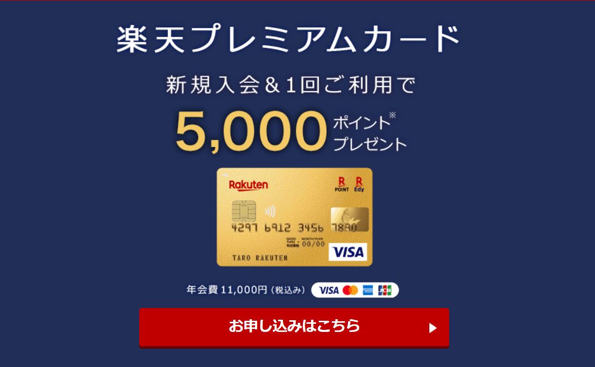 楽天プレミアムカードキャンペーン