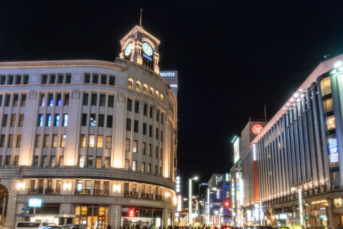 銀座の風景