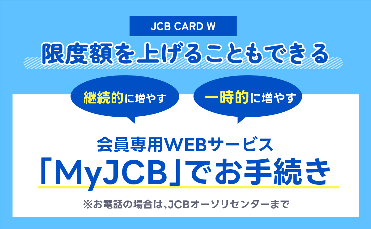 限度額のあげ方