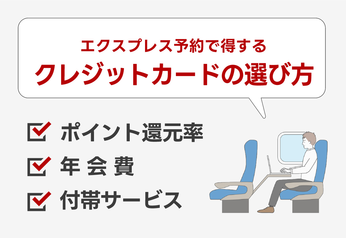 エクスプレス予約で得するクレジットカードの選び方を解説