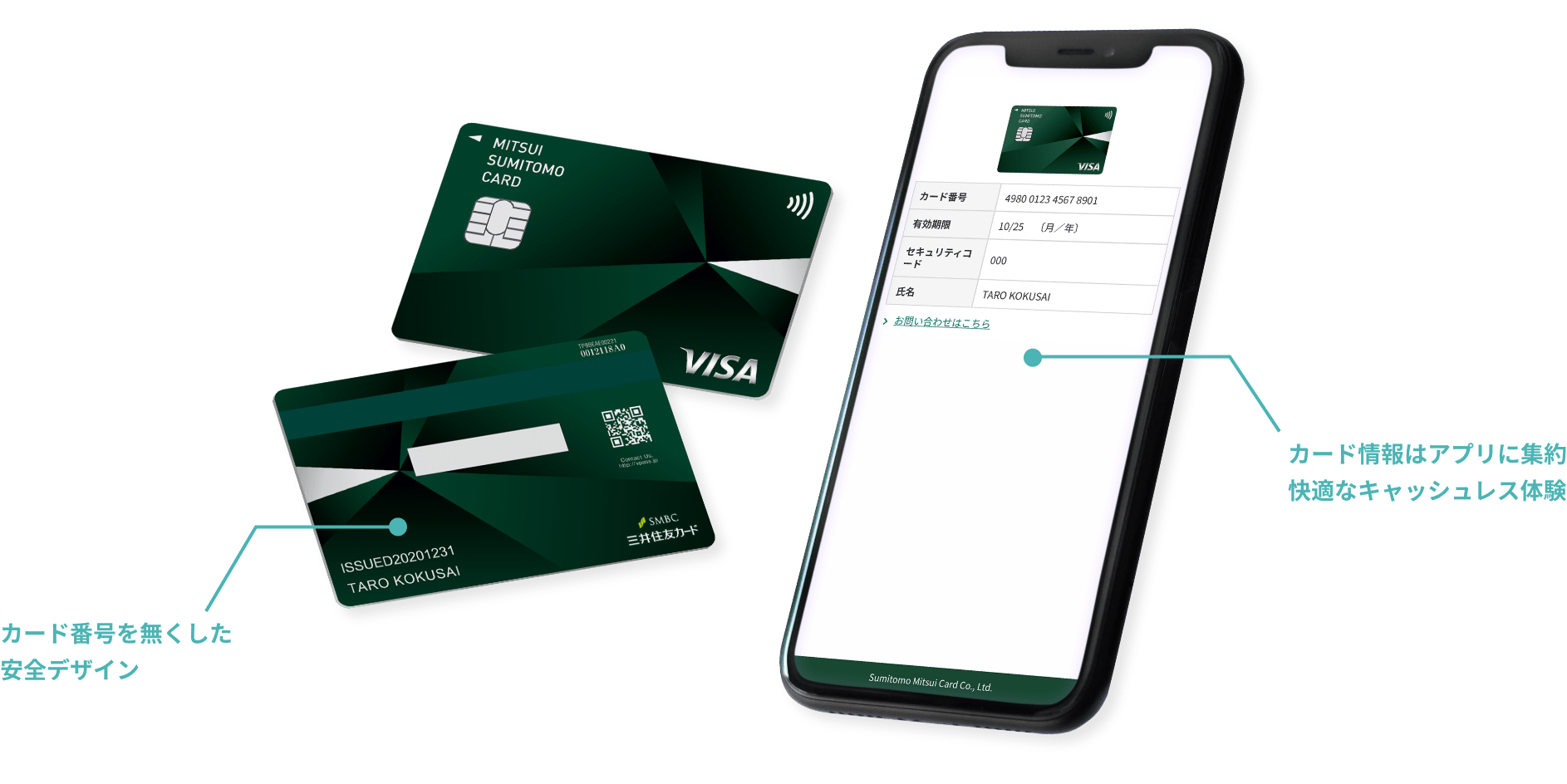 三井住友カード ナンバーレス