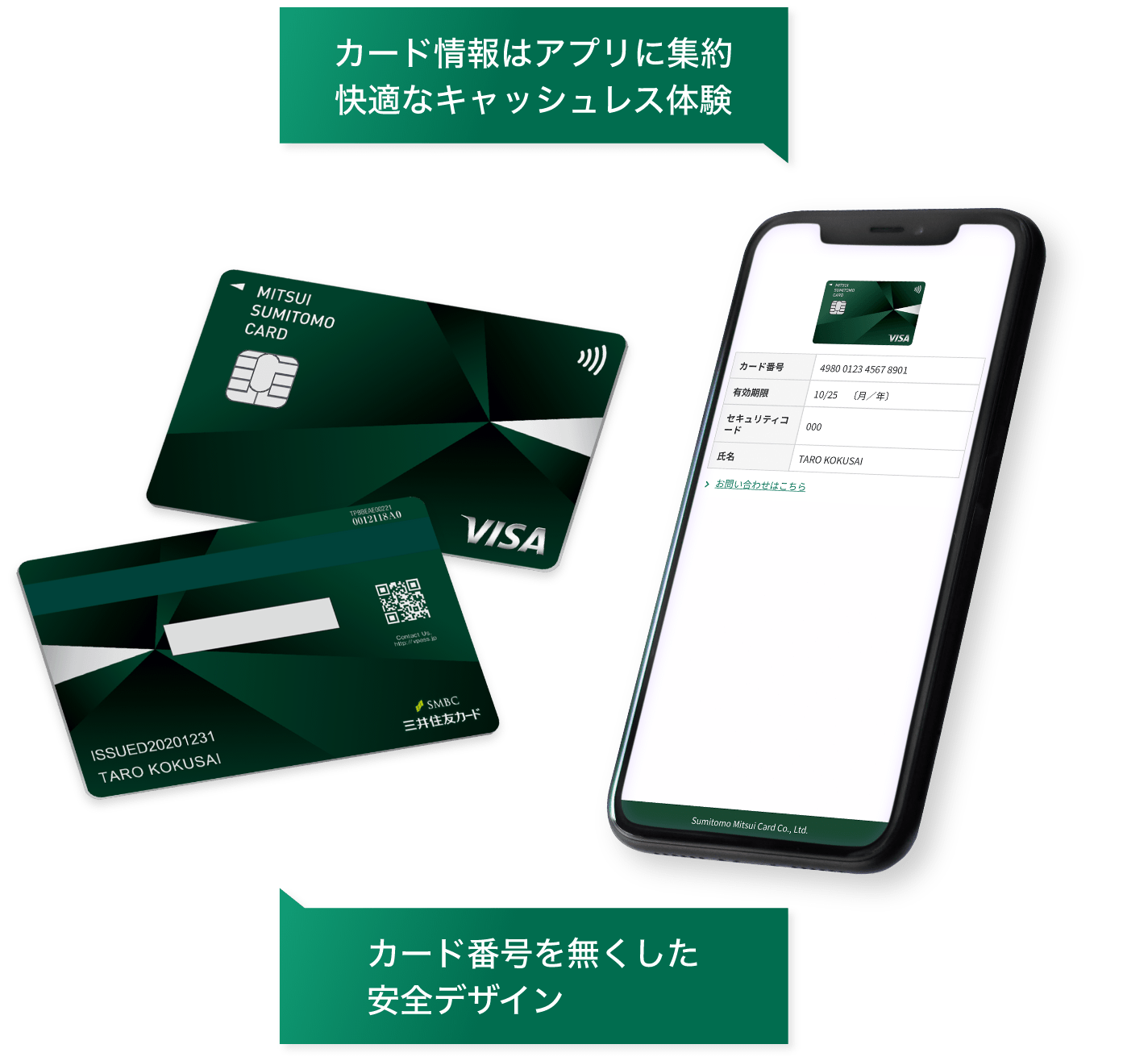三井住友カードナンバーレス